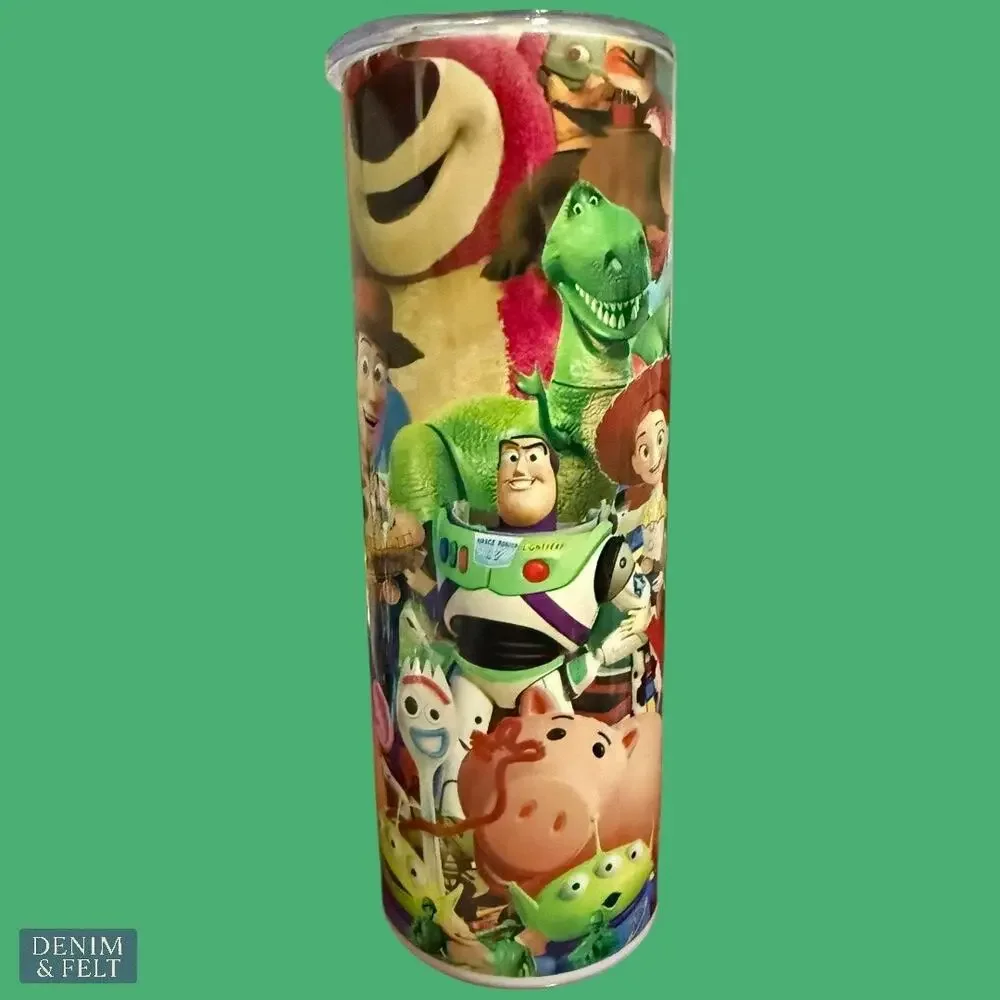 Toy Story Characters Pixar 20oz Tumbler Stainless Steel Insulated‎ Cup NEW